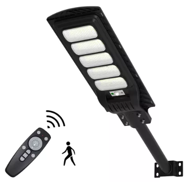 LAMPARA SOLAR CON TUBO PARA POSTE 300W